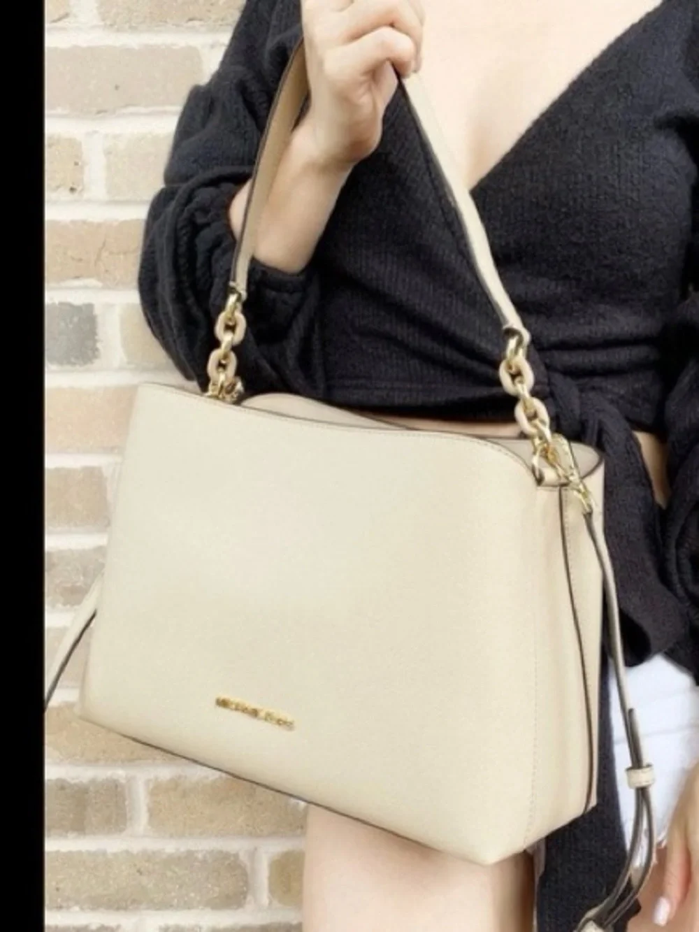 Michael Kors Sophia Shoulder Bag - Picture 1 of 9